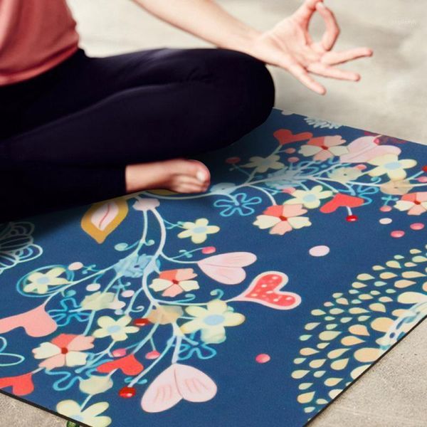 

yoga mats sport gym fitness comfortable mat portable foldable non-slip sweat-absorbent pad pilates 183 cm*68 cm*0.15 cm1