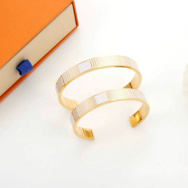 

316l stainless steel jewelry lock v bracelets bangles pulseiras leather bracelets for women/men jewelry 2 size, Black