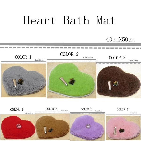 

bath mats heart 40cmx50cm mat living room bedroom floor carpet home decor doormat absorbent non-slip prayer