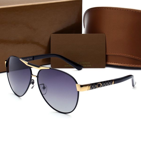 

chaoren men's large frame plate women's fashionable color film sunglasses driving polarized toad glasses myopia, White;black