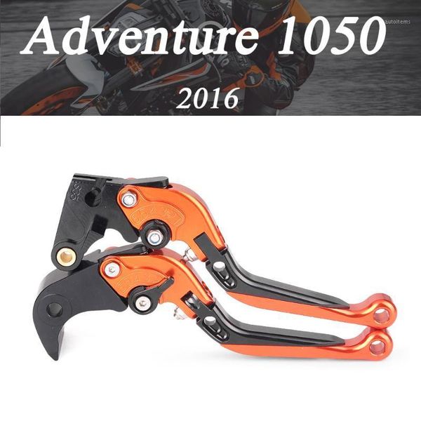 

motorcycle accessories cnc folding extendable brake clutch levers for adventure 1050 2020 with logo1
