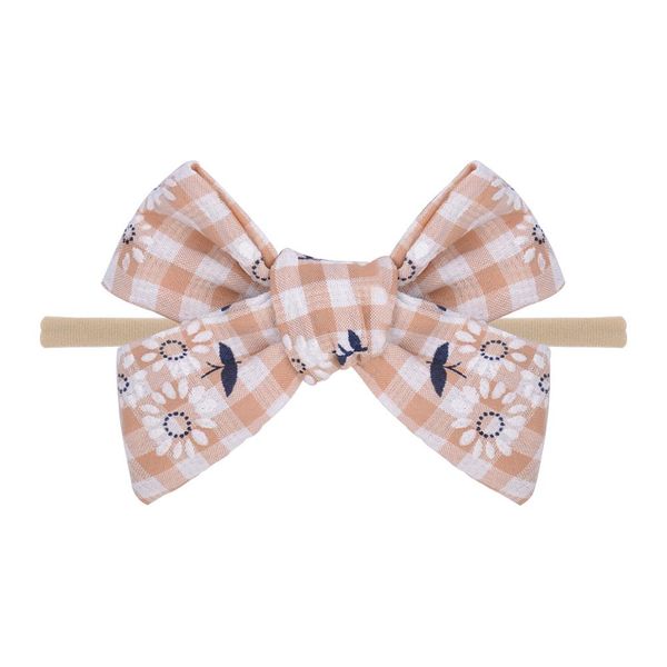 

1piece daisy ribbon hair bows baby headband soft headwrap for girls children samll bowknot kids hair accessories 345 q jlluhs