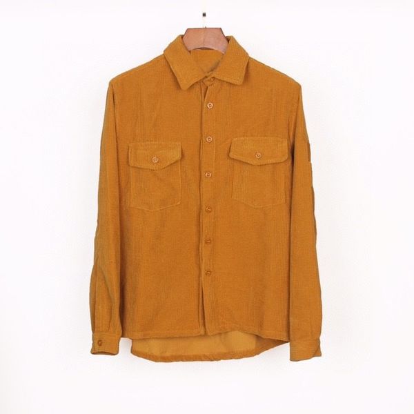 

горячая мода молодежи компас подписать рукав логотип slim fit corduroy одежда мужские платья рубашки с длинными рукавами деловые повседневны, White;black