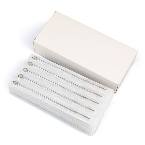 

50 pieces disposable tattoo needles assorted sterilized tattoo needles 3/5/7/9/11/13/15rl permanent makeup