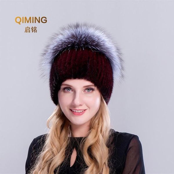 

mink leather and fur hats woman manual weave hat fur straw hat you mink hats woman, Blue;gray