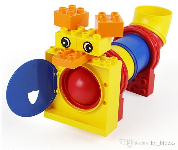 

early education kids toys diy intelligence creative toy building blocks cute puppy pipe game animal dog for kids birthday gift