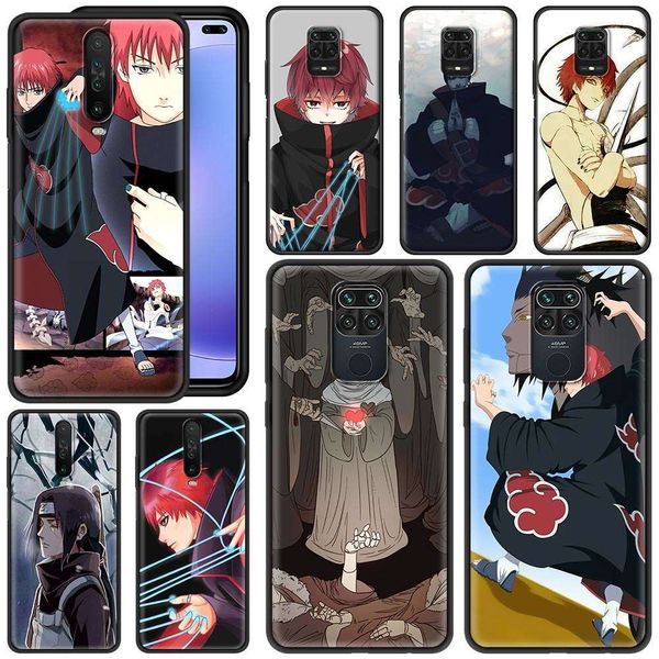 

sasori naruto akatsuki animation hongmi not 9s 8 9 8t 7 9c 7a 9a 6a k30 pro black soft tpu mobile phone case4fre