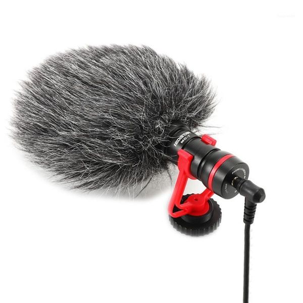 

ledistar mobile phone slr camera universal pointing type for camera video recording microphone1