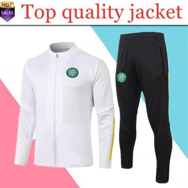 

men celtic soccer jacket tracksuit 2020 2021 maillots de football forrest christie griffiths football tracksuit chandal futbol, Black