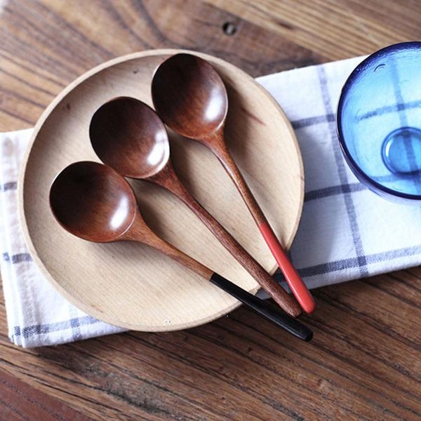 

spoons wooden stirring coffee dining room honey spoon with long handle