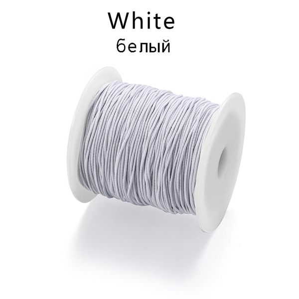 

100 м 0,8 1,0 мм эластичный шнур шанс с бисером растягивающиеся резьбы шнурные веревки бусины для diy ювелирных изделий, делающие походные п