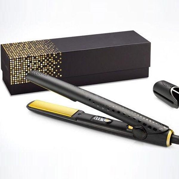 

gold hair straightener classic professional styler fast hair straighteners iron hair styling tool good quality, Black