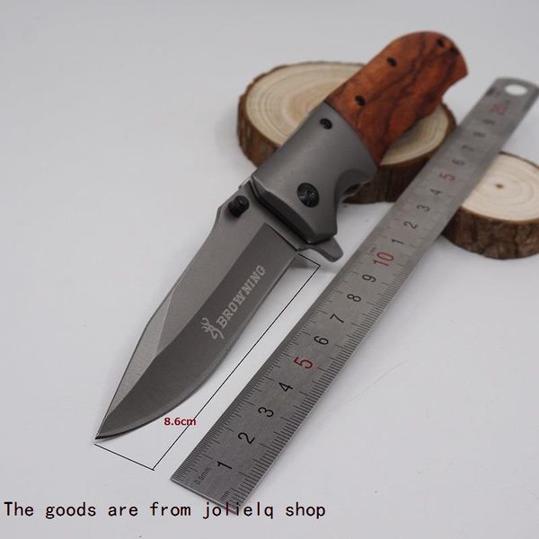 

blade browning выживаемость da51 нож тактический нож складной закаленный 440 57hrc карманные охотничьи ножи деревянные ручки наружные инстру