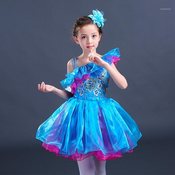 

modern salsa dance dress for girls competition dancing dress of girl kids dance costume wear childrens fancy wear1, Black;red