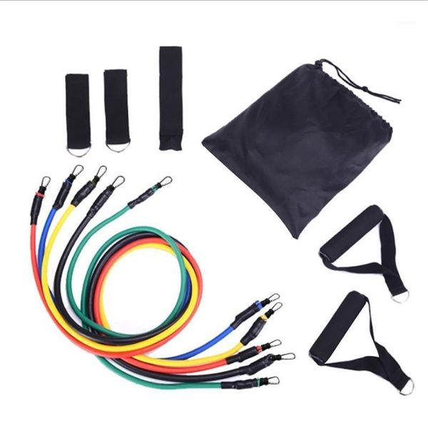 

resistance bands 11 pcs sets latex training exercise expander yoga pull rope fitness rubber tubes band stretch home gym1