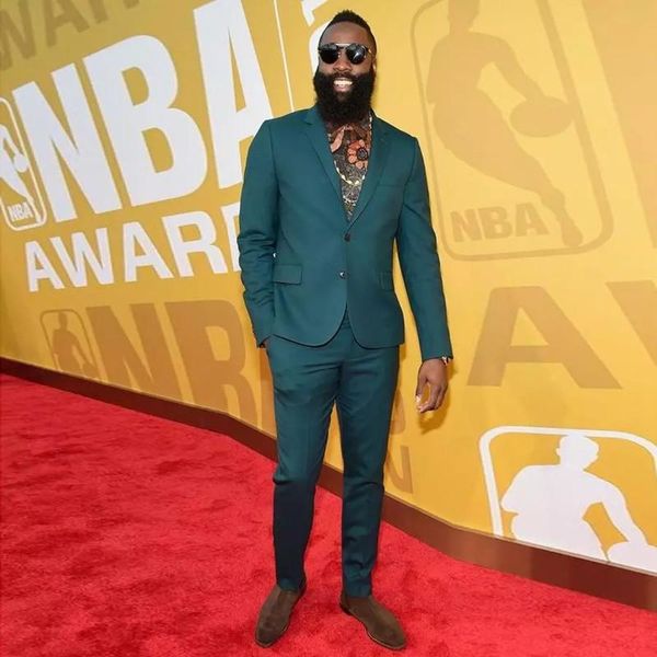 

мода две кусочки зеленый slim fit mens выпускные костюмы ослаждаясь свадебное платье жених смокинги повседневная blazers (куртка + брюки, White;black