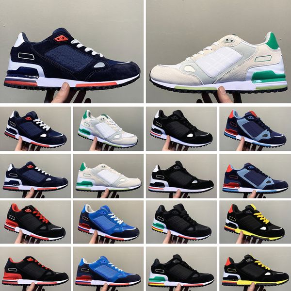

men shoes originals zx750 bluebird dark slate sneakers zx 750 women black red green running size 36-44