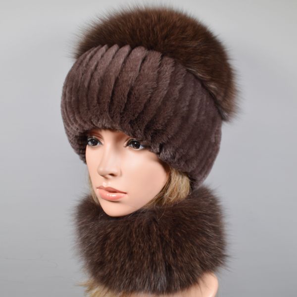 

genuine women truth skin fox hat wardrobe 2 conjunctional parts girls tampon of real winter natural rex rabbit headbands skins sheets, Blue;gray
