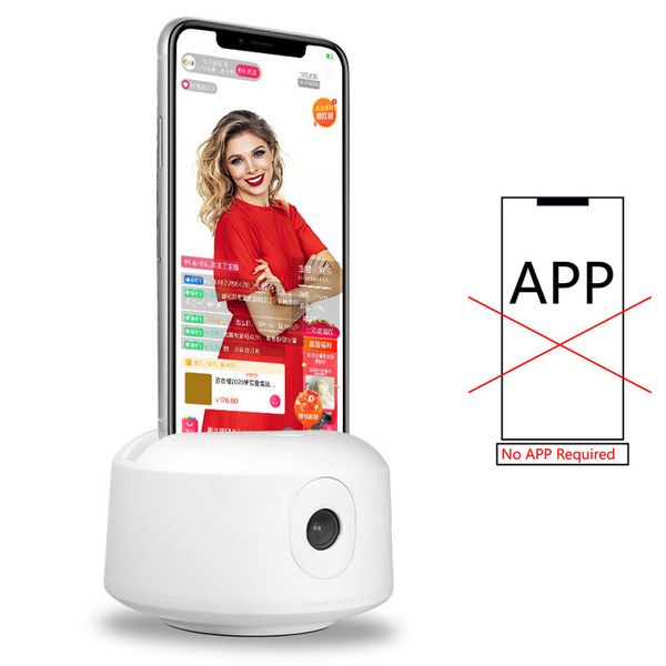 

2020 vlog accessories mobile auto camera 360 cell phone holder shooting face selfie rotation smart stand