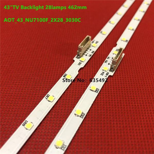 

светодиодная полоса v8n1-430sm0-r0 lm41-00606a bn61-15482a для ue43nu7400 ue43nu7120 ue43nu7120 ue43un7020 ue43nu7170 cy-nn043hgnv6h