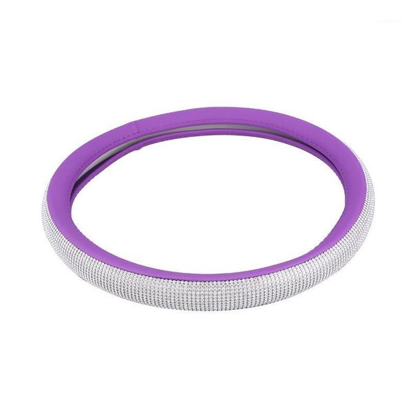 

fashionable rhinestone car steering wheel cover anti-slip wheel sleeve protector1
