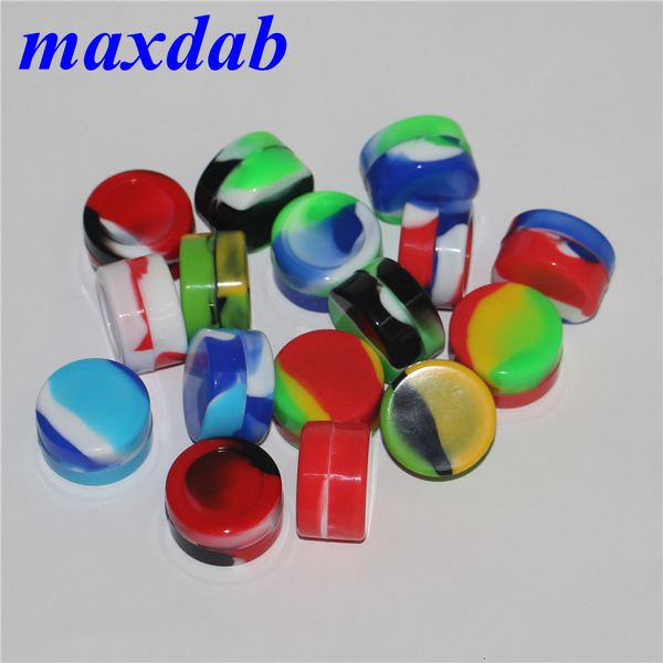 

container nonstick 5ml containers silicon silicone box food grade wax jars dab tool storage jar oil holder fda tested
