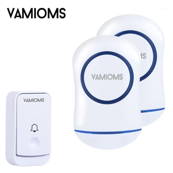 

doorbells vamiom 110db wireless doorbell waterproof 300m remote eu au uk us plug home door bell battery 1 button 2 3 4 receiver1