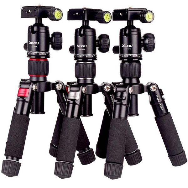 

xiletu fm5s-mini lightweight alluminum tripod tablemini travel stand tripod with 360 degree ball head for digital camera