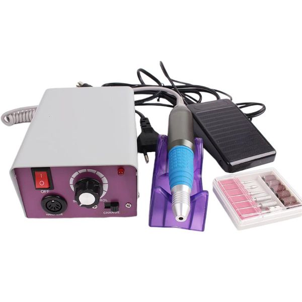 

nail drill & accessories 25000rpm for gel polish professional with foot pedal home salon electric machine manicure pedicure tool low noise