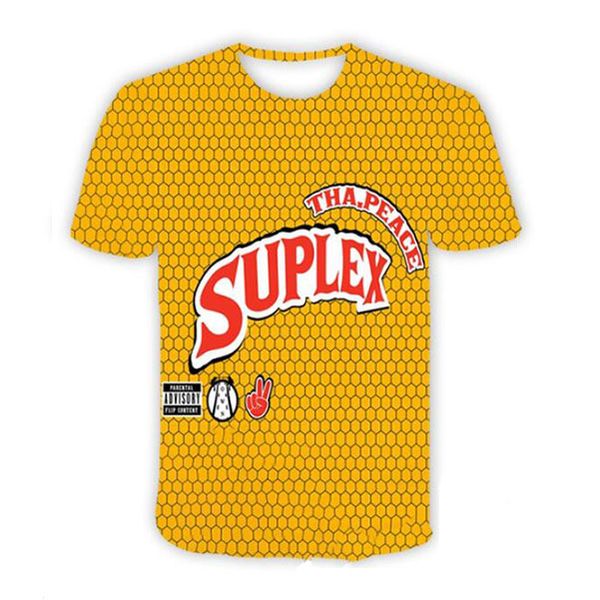 

новые моды женщины / мужские 3d принт backwoods случайные футболки j21, White;black