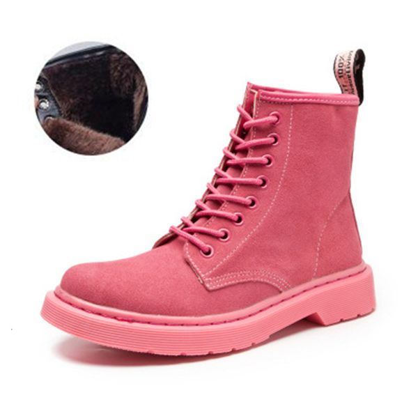 

2021 new boots fashion solid flats snowshoes women winter lace-up casual women's shoes olzo, Black