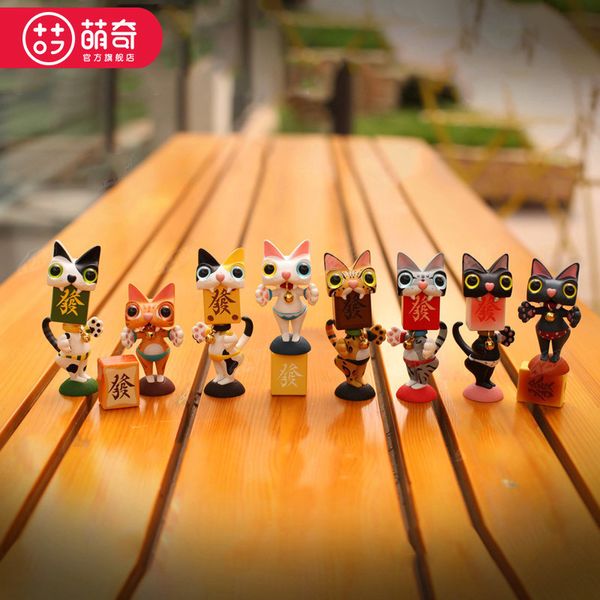 

hyfrdfmengqi подлинный маджонг ребенок больше волос серия слепых ящик ручной работы анимация периферийные моды играть столешницы toysgdr, Silver