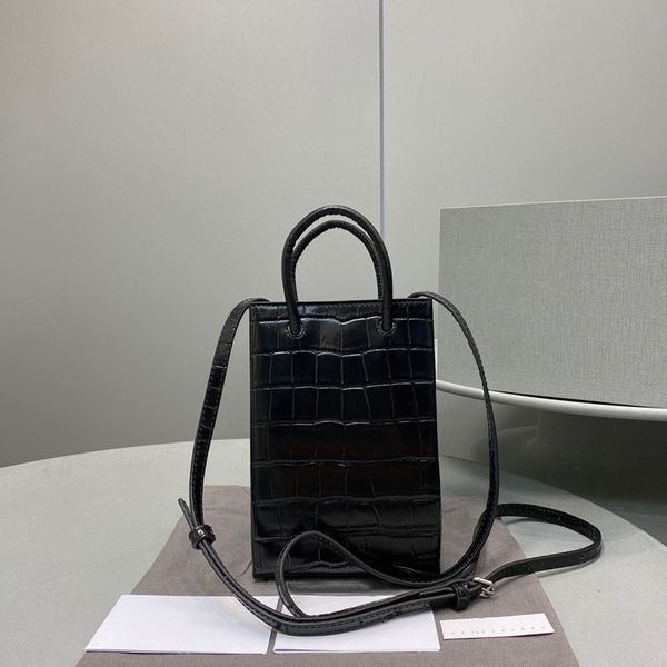 

2021 new fashion luxury handbag wallet handbag large capacity ladies shopping bag crocodile embossed leather shoulder bag