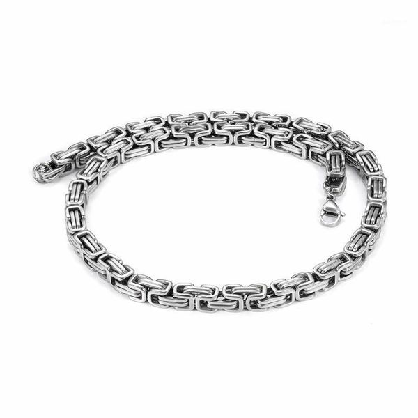 

stainless steel cube chain bangle lobster claw clasp ending elegant fashion women mens design bracelet gift1, Black