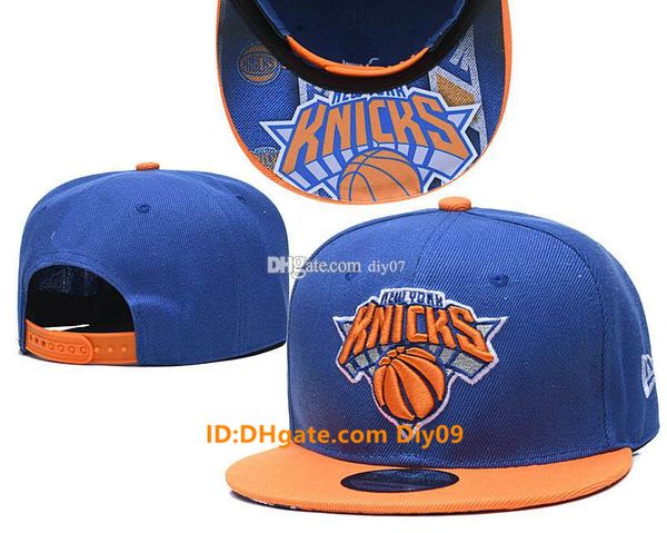 

2021 fashion new york knicks classic hats snapback caps leisure baseball cap for men women snapbacks caps brands hip sun hat, Blue;gray
