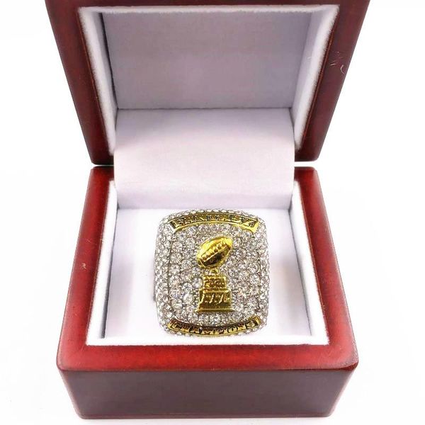

new 2019 the 2020 fantasy football championship ring fan gift wholesale drop shipping us size 11#, Golden;silver