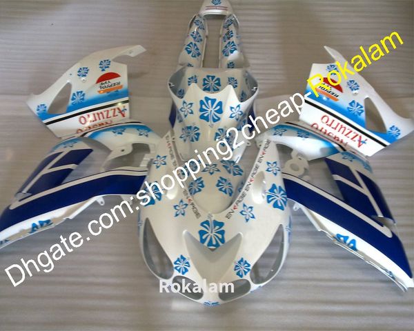 Shell da motocicleta para Kawasaki ZX-14R ZX 14R ZX14R 2006 2007 2008 2008 2011 2011 ZZ-R1400 Blue Branco Branco Red Moto Fairing Kit (moldagem por injeção)