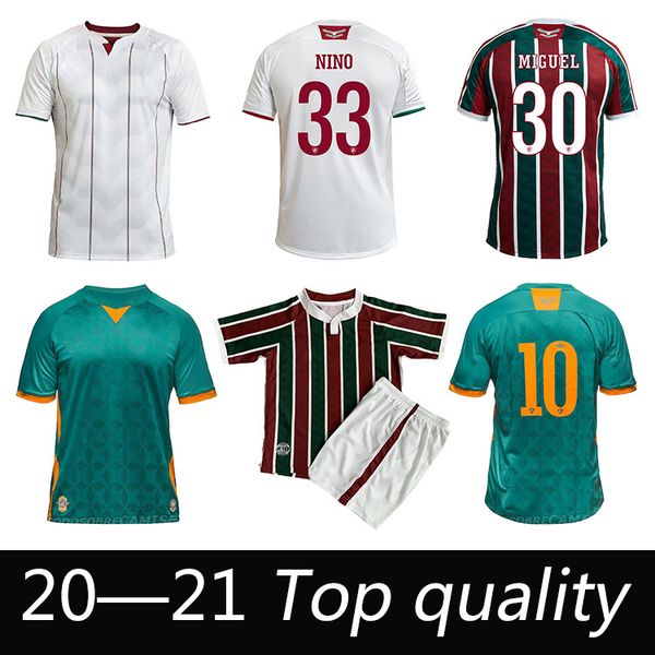 

20 21 fluminense home ph ganso soccer jersey silveira marcos paulo nascimento soccer 2020 fluminense men+ kids kit football shirt, Black;yellow