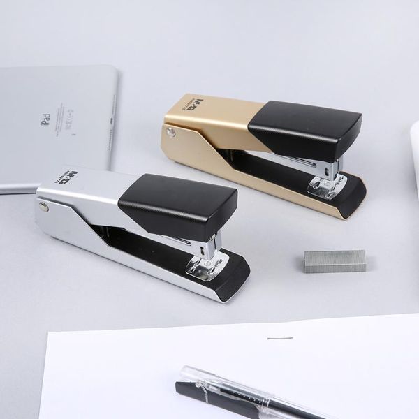 

m g multifunction stapler dual loading 24 6 or 10 staples paper stapling machine rose gold stapler office supplies stationery h wmtazp