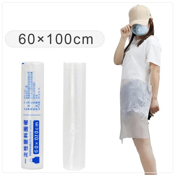

aprons 100pcs kitchen disposable plastic waterproof painting sleeveless pe