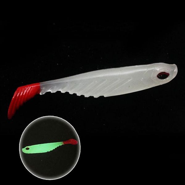 

gobygo 5pcs/lot soft bait crazy shiner fishing lure 70mm2.6g soft bait sile bass pike minnow swimbait plastic s qylrwh