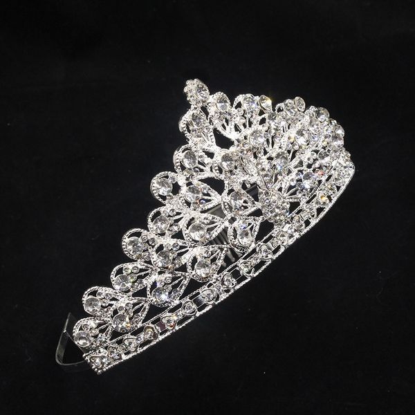 

bridal crown korean diamond headdress wedding dress accessories alloy hair comb