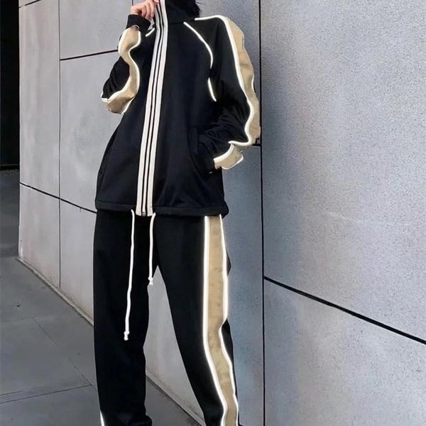 

man clothes men outfits 2020 nwe mens tracksuit luxury women tracksuit men sweatsuits casual suit long sleeve pocket running casual, Gray
