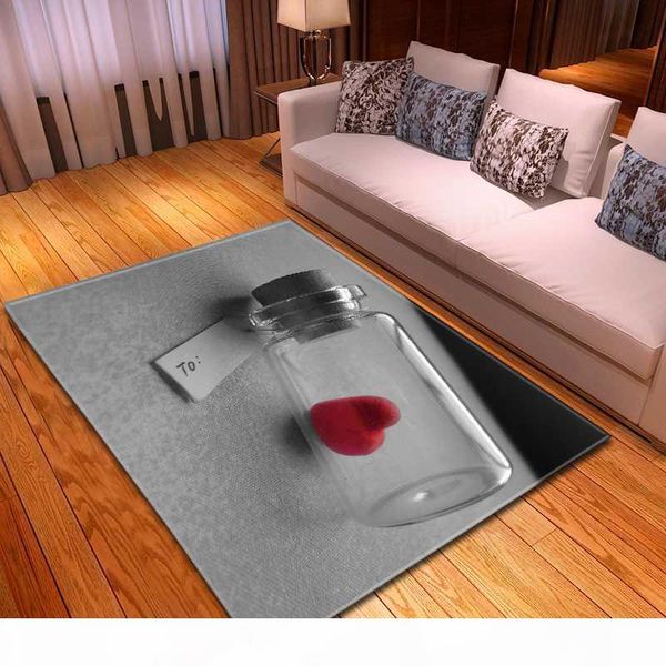 

modern simply rose living room carpet romantic valentine's day corridor carpet soft anti-slip bedroom bedside balcony area rug