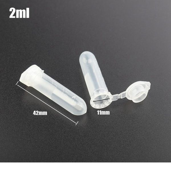 

500pcs 0.2ml~10ml centrifuge tube home garden storage vial clear plastic container transparent bottles bbygry