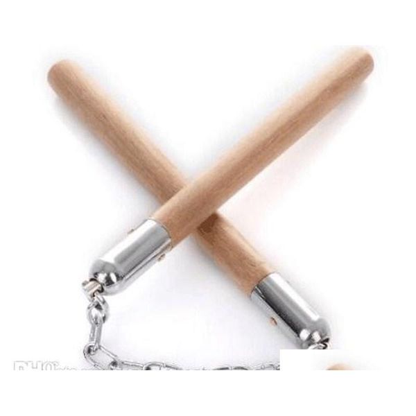 

2019 new kungfu bruce lee nunchaku wood fitness martial arts,stage show exercise supplies shipping