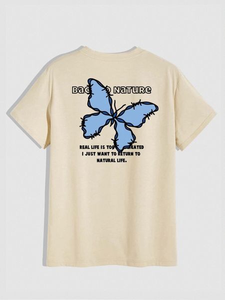 

romwe guys letter butterfly graphic tee y8hy#, White;black