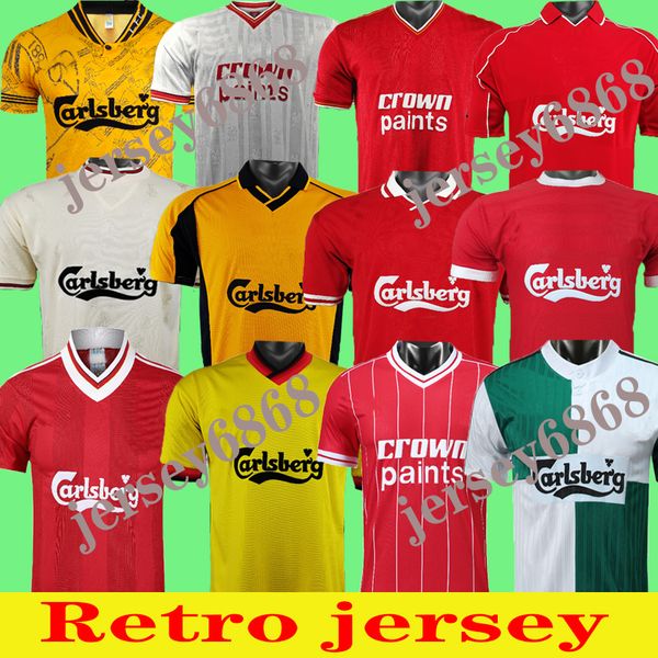 

gerrard 00 01 96 97 barnes retro soccer jersey 2005 owen dalglish 10 11 torres 92 9382 89 91 85 86 keane football shirts, Black;yellow