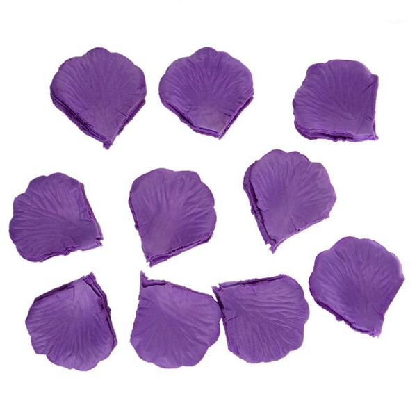 

1000pcs purple silk rose petals malva for wedding party decoration confetti1