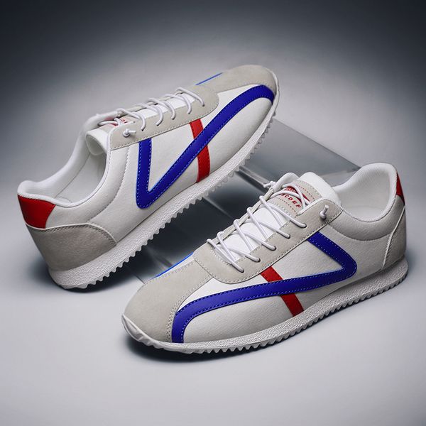 

fashion men's forrest gump shoes series 2020 summer new sports men's shoes classic canvas casual shoes breathable c1212, Black;white